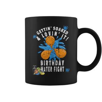 Water Balloon Birthday Party Water Fight Vintage Coffee Mug - Monsterry
