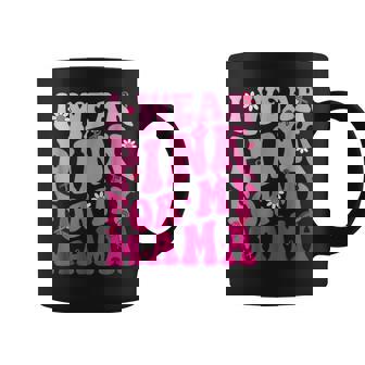 I Wear Pink For My Mama Ribbon Breast Cancer Support Squads Coffee Mug - Monsterry