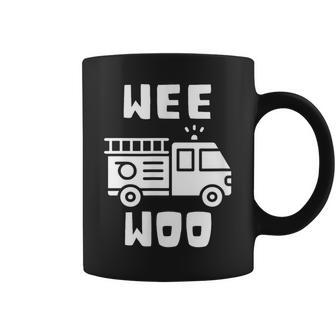 Wee Woo Fire Truck Firefighter Emergency Response Siren Coffee Mug | Seseable UK
