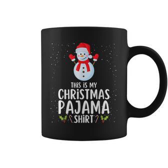 Weihnachten Pyjama Schlafanzug Oberteil Schlaf Tassen - Geschenkecke