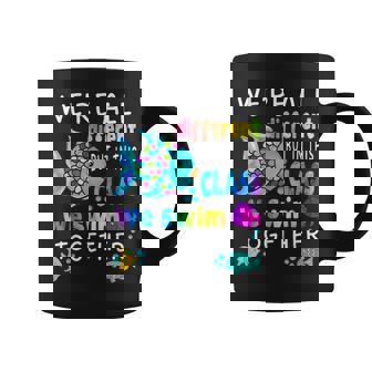 We're All Different But We Swim Together Elementary Teacher Coffee Mug - Thegiftio UK