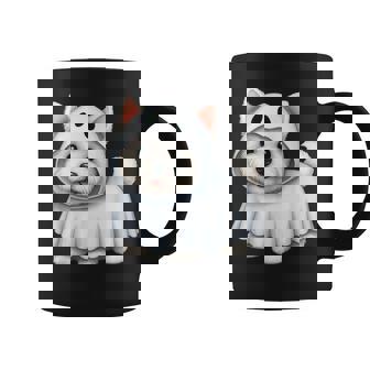 Westie Dog Halloween Costume Ghost West Highland Terrier Coffee Mug - Seseable