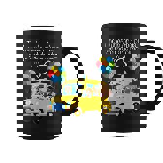 The Wheels On The Bus 3Rd Birthday 3 Years Old Yellow Bus Coffee Mug - Monsterry