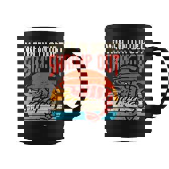 When In Doubt Shrimp Out Retro Bjj Brazilian Jiu Jitsu Taza de café - Regaloses