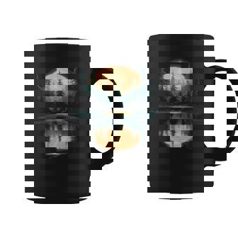 Wildlife Trees Outdoors Nature Retro Forest Graphic For Men Coffee Mug | Seseable UK