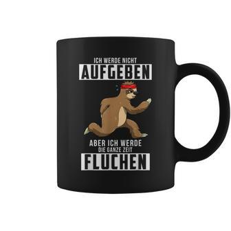 I Will Not Give Up Sloth Jogging Runner Tassen - Geschenkecke