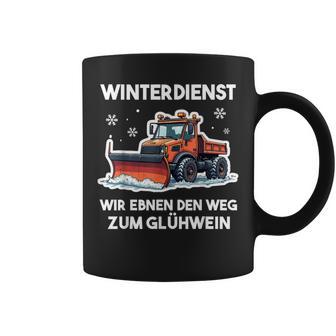 Winterdienst Schneepflugfahrer Humor Schneepflug Tassen - Geschenkecke