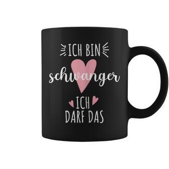 Women's Ich Bin Schwanger Ich Kann Das Behind Ich Bin Schwanger Ich Kann Das Dem Dem Tassen - Geschenkecke