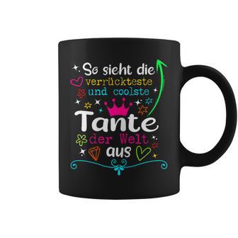 Women's With So Ssieht Die Madster And Coolste Aunt Der Welt Tassen - Geschenkecke