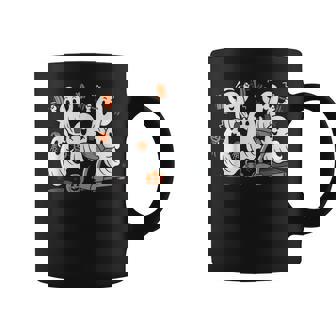 Working Out Ghost Gym Halloween Fitness Weightlifting Coffee Mug - Thegiftio UK