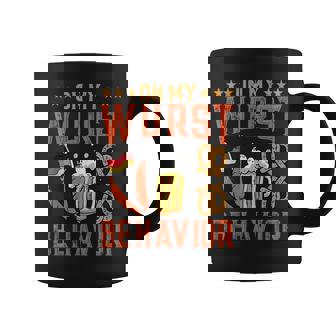 On My Wurst Behavior Bavarian Oktoberfest Women Coffee Mug - Thegiftio UK