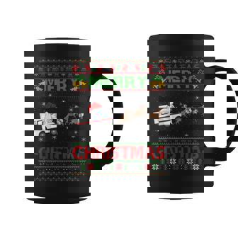 Xmas Sweater Style Ugly Postal Worker Christmas Coffee Mug | Mazezy