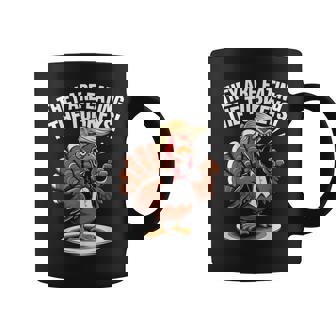 They Are Eating The Turkeys Thanksgiving Turkey Trump Coffee Mug - Thegiftio UK