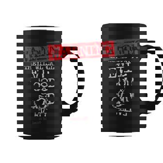 Yahweh Warning They Will Call Evil Good And Good Evil Graphic Print Coffee Mug - Monsterry