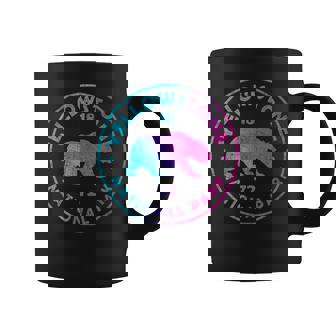 Yellowstone National Park Colorful Tie Dye Bear Boys Girls Coffee Mug - Thegiftio UK