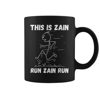 This Is Zain Run Zain Run Personalized Name Track Team Coffee Mug - Monsterry DE