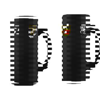 Zimbabwe Number 7 Soccer Flag Football Seven Zimbabwean Coffee Mug - Thegiftio