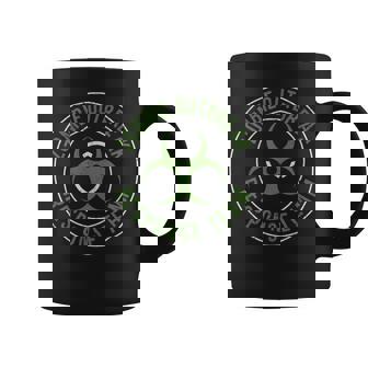 Zombie Outbreak Response Team Halloween Apocalypse Gas Mask Coffee Mug - Monsterry