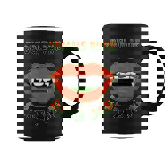 Zombie Punk Vampire Bite Me Graphic Print Coffee Mug - Monsterry
