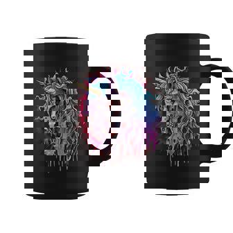 Zombie Unicorn Gothic Halloween Goth Punk Rock Emo Horror Graphic Print Coffee Mug - Monsterry