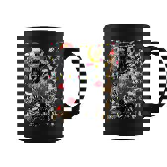 Zoo Animals Christmas Lights Jungle Zookeeper Safari Theme Premium Graphic Print Coffee Mug - Monsterry