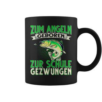 Zum Angeln Geboren Zum Angeln Geboren Zur Schule Gezw Tassen - Geschenkecke