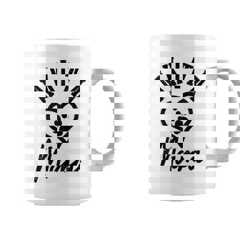 Akita Mama Heart Paw Cute Dog Lover Akita Inu Mom Coffee Mug - Monsterry