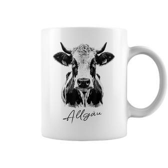 Allgäu Alpsintage Cow Bavaria Souvenir Fun Gray Tassen - Geschenkecke