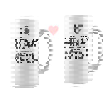 Amo El Heavy Metal Sin Mangas Taza de café - Regaloses