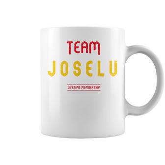 Angustiado Equipo Joselu Orgullosa Familia Apellido Apellido Famili Taza de café - Regaloses