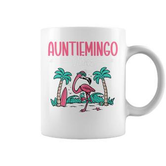 Auntiemingo Summer Vibes Auntie Flamingo Aunt Coffee Mug - Monsterry UK