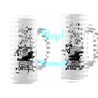 Aw Ship It's A Birthday Trip Birthday Cruise Vacation Coffee Mug | Mazezy