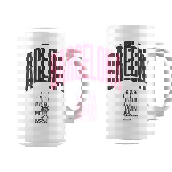 Barcelona Ciudad Estilo Retro Clásico De Los 90 Taza de café - Regaloses