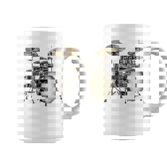 Batterie Instrument De Musique Motif Illustration Batterie Tasse - Cadeauxyz