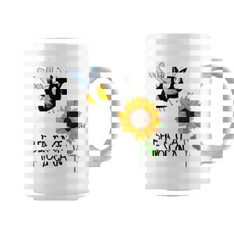Bee A Cat If You Can Bee Cat And Sunflower Graphic Print Coffee Mug - Monsterry