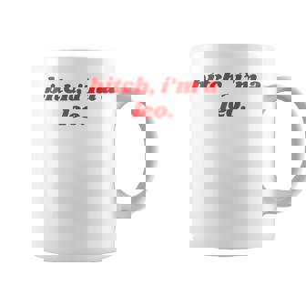 Bitch I'm A Leo Horoscope Slogan Attitude Statement Coffee Mug - Thegiftio UK