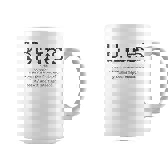 Blues Music Definition Músico Guitarrista Divertido Regalo Taza de café - Regaloses
