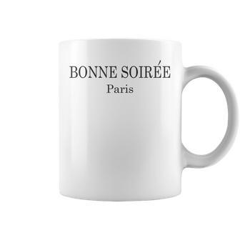 Bonne Soirée Paris Cute French Gray Tassen - Geschenkecke