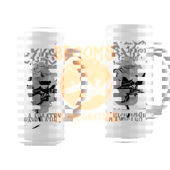 Brooms Are For Amateurs Dragon Riding Witches Halloween Coffee Mug - Monsterry