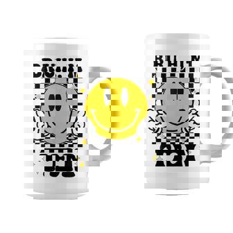 Bruh I'm 10 Ten 10Th Birthday Boy Smile 10 Year Old Birthday Coffee Mug - Seseable