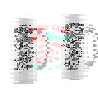 Candy Cane Crew Candy Santa Retro Christmas Coffee Mug - Monsterry