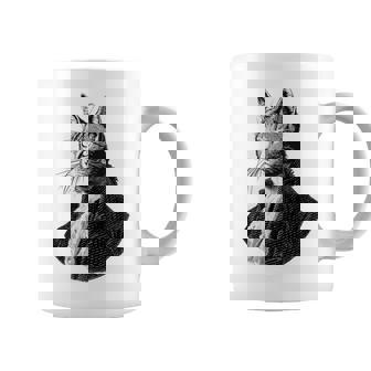 Cat Money George Washington Picture- Cat Dollar Bill Graphic Print Coffee Mug - Monsterry