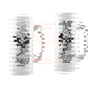 Cat I Ride Dragons Brooms Are For Amateurs Halloween Coffee Mug - Monsterry