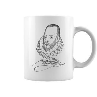 Cervantes Escritor Español Libros Literatura Taza de café - Regaloses
