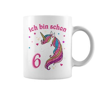 Children's 6Th Birthday Girls' Ich Bin Schon 6 Jahre Alt Einhorn Tassen - Geschenkecke