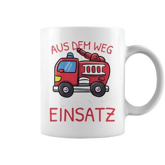 Children's Aus Dem Weg Bin Im Einatz Fire Engine Boys' Tassen - Geschenkecke