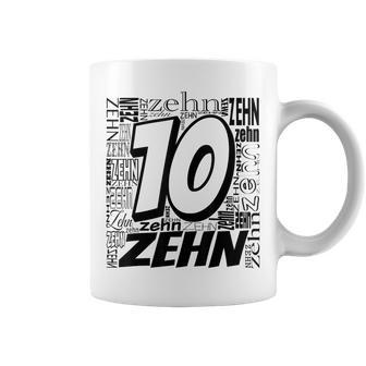 Children's Birthday Ich Bin 10 Zahlwort Zehn Tassen - Geschenkecke