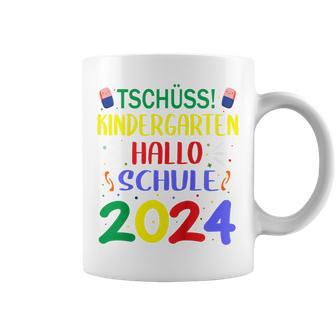 Children's First Day At School Tschüss Kindergarten Hello School 2024 Tassen - Seseable