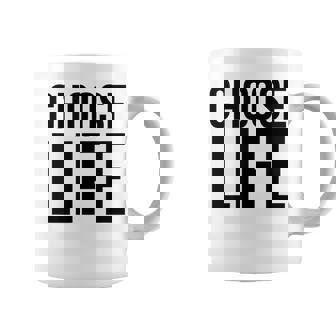 Choose Life Blanc Rétro Années 80 Pour Homme Enfant Tasse - Cadeauxyz