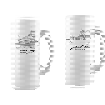 Chris Craft Catalina 350 Printed On Back Coffee Mug - Monsterry